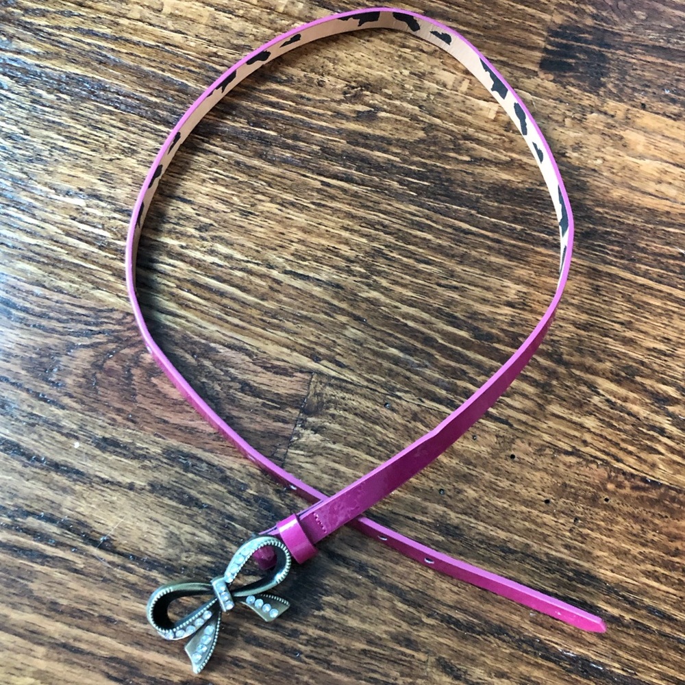 Betsy Johnson Bow Belt Size Medium